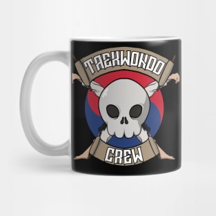 Taekwondo crew Jolly Roger pirate flag Mug